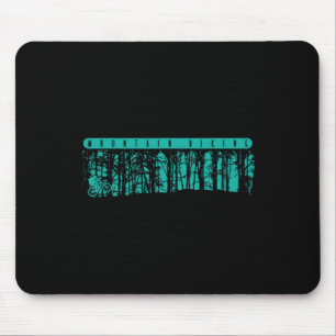 Mountain Biking In The Forrest Mouse Pad