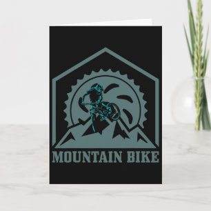 Mountain Biking It Never Gets Easier Downhill Moun Card