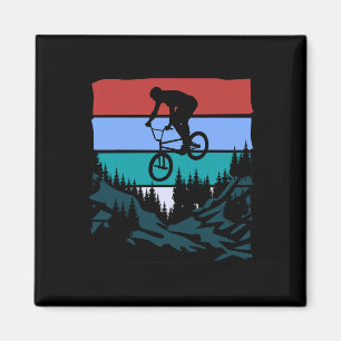 Mountain Biking It Never Gets Easier Downhill Moun Magnet