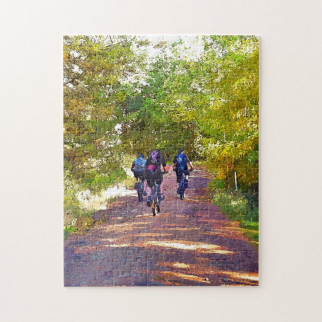 MOUNTAIN BIKING JIGSAW PUZZLE (Vertical)