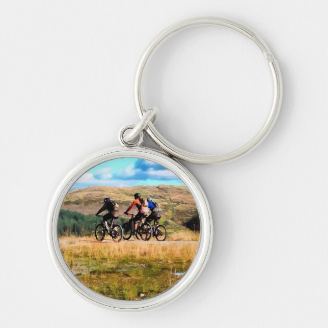 MOUNTAIN BIKING KEY RING (Front)