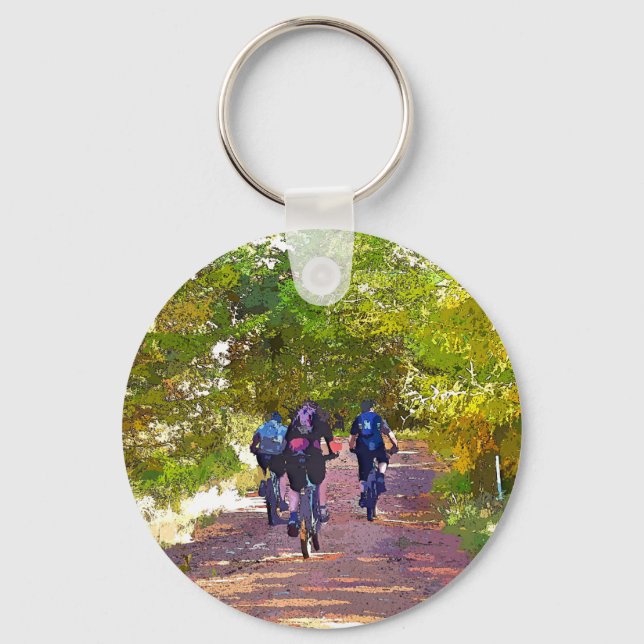 MOUNTAIN BIKING KEY RING (Front)