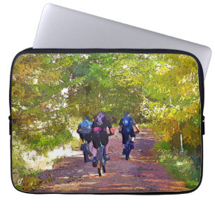 MOUNTAIN BIKING  LAPTOP SLEEVE