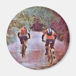 MOUNTAIN BIKING  MAGNET