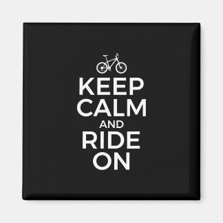 Mountain Biking, Mountain Biker, Keep Calm And Rid Magnet