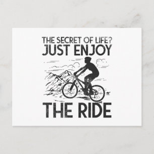 Mountain Biking Mountain Biker Postcard