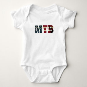 Mountain biking mountainbike  baby bodysuit