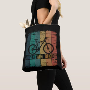 Mountain biking mountainbike tote bag