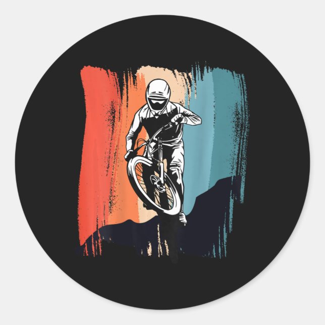 Mountain Biking - Mtb _2  Classic Round Sticker (Front)