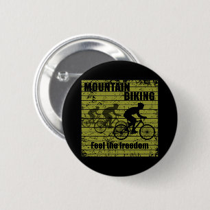 Mountain biking MTB 6 Cm Round Badge