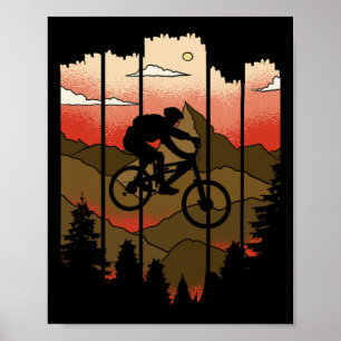 Mountain Biking Mtb Downhill Mountain Bike _1  Poster