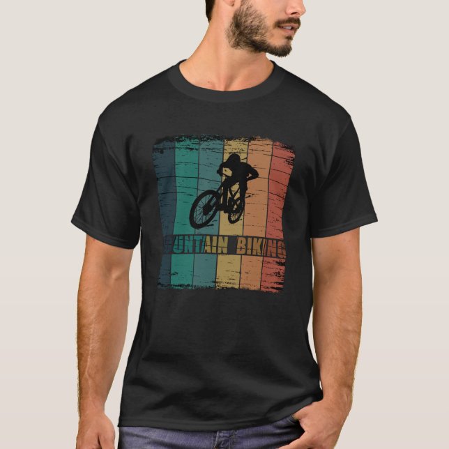 Mountain biking Mtb T-Shirt (Front)