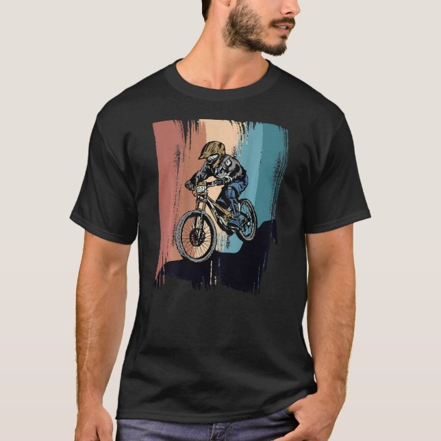 Mountain Biking MTB T-Shirt (Front)
