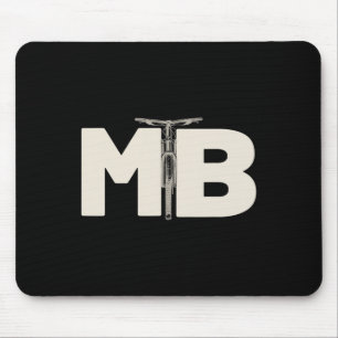 Mountain Biking Mtb Trail Bike Creative Initials D Mouse Pad
