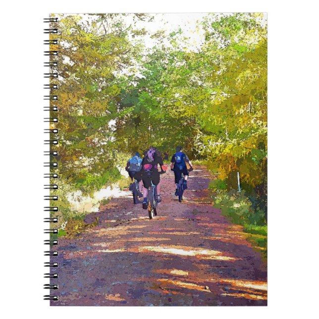 MOUNTAIN BIKING NOTEBOOK (Front)