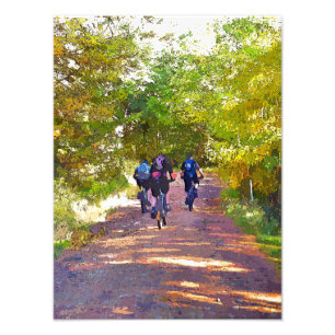 MOUNTAIN BIKING PHOTO PRINT