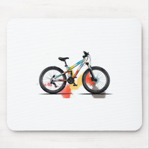 Mountain Biking Portrait Outdoor Sports  Mouse Pad