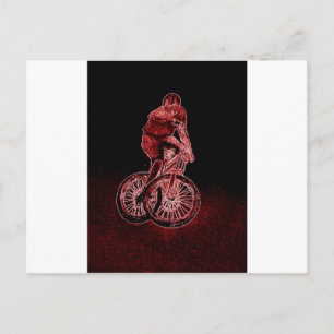 Mountain Biking Postcard