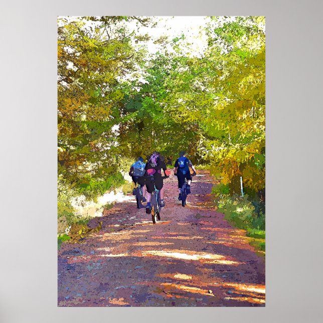 MOUNTAIN BIKING POSTER (Front)
