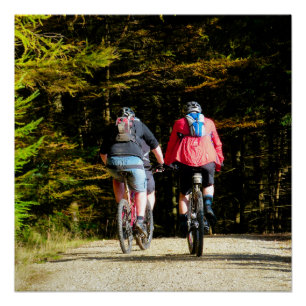 MOUNTAIN BIKING POSTER