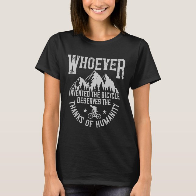Mountain Biking Quotes Gift T-Shirt (Front)