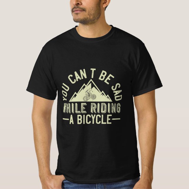 Mountain Biking Quotes Gift T-Shirt (Front)