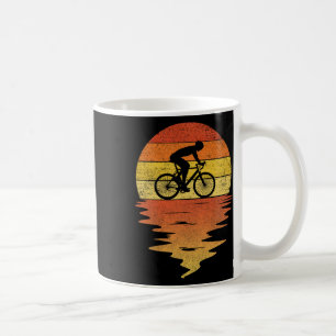Mountain Biking Shirt Retro Sunset 70s Vintage Bik Coffee Mug