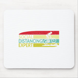 Mountain Biking Social Distancing Expert Cycling R Mouse Pad