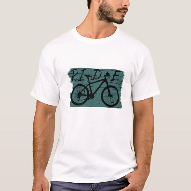 Mountain biking vintage T-Shirt (Front)