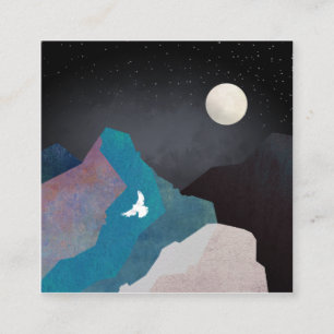 Mountain Bird Landscape Enclosure Card