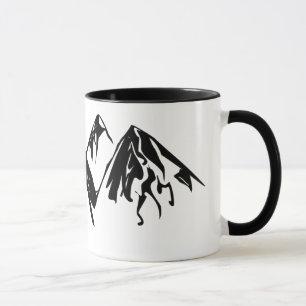 Mountain Black & White Mug