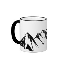 Mountain Black & White Mug