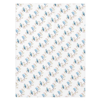 Mountain Bluebirds on Sakura Branch Tablecloth