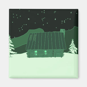 Mountain Cabin magnet