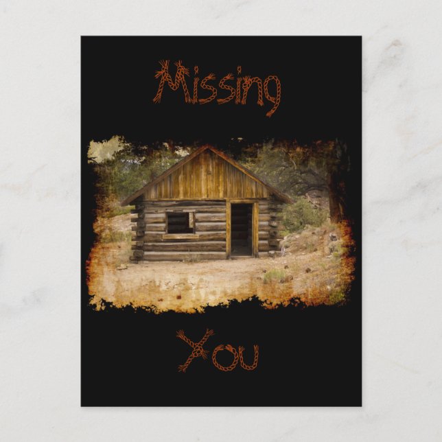Mountain Cabin Postcard (Front)