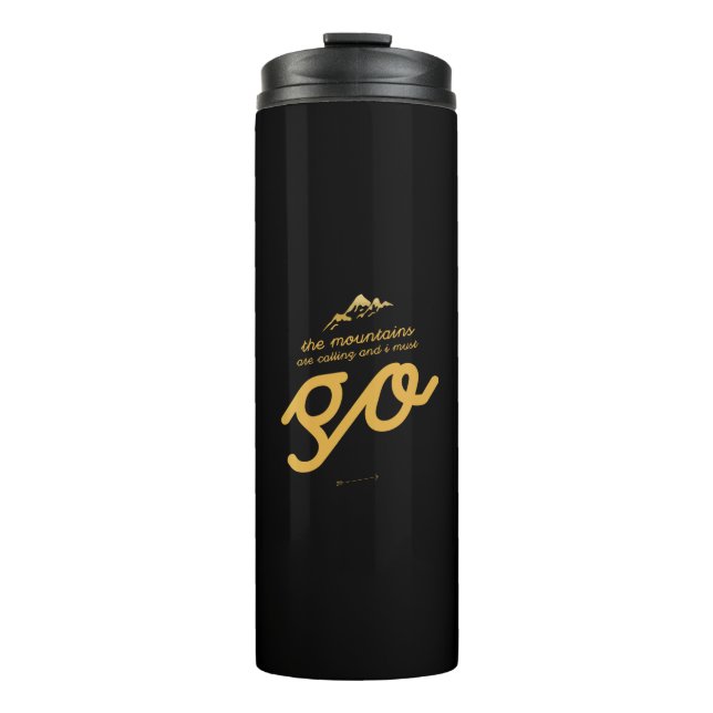 Mountain call thermal tumbler (Front)