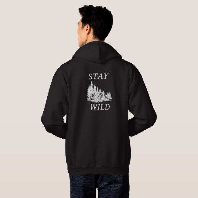 Mountain Camping Adventure Nature Hoodie (Back Full)