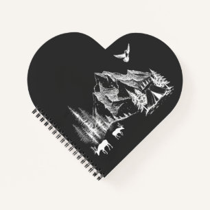 Mountain Camping Adventure Wilderness Nature Notebook