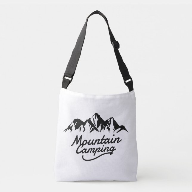 Mountain Camping Crossbody Bag (Front)
