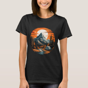 Mountain Camping Hiking Outdoor Nature Forest Mens T-Shirt