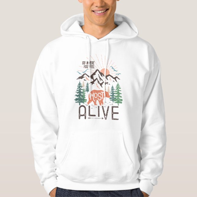 Mountain Camping Hoodie (Front)