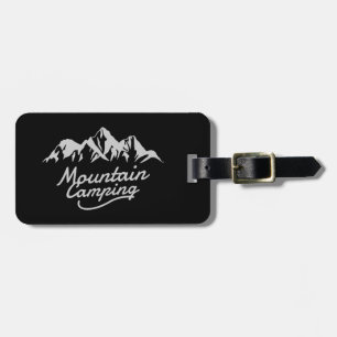 Mountain Camping Luggage Tag