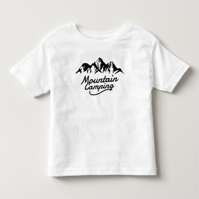 Mountain Camping Toddler T-Shirt (Front)
