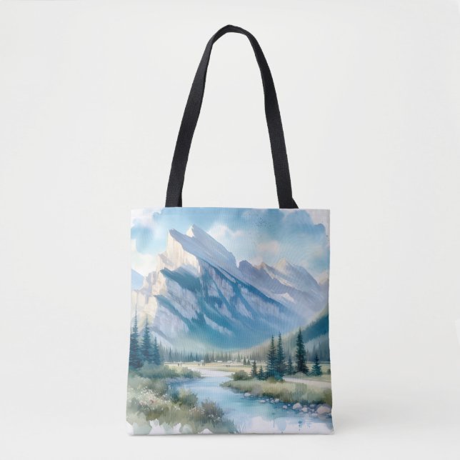 Mountain Canada Wedding Anniversary Destination  Tote Bag (Front)
