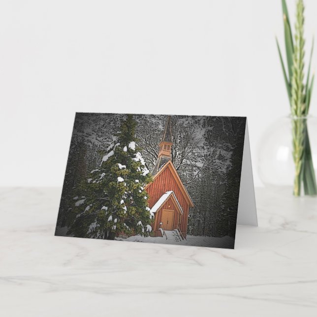 Mountain Chapel Christmas Card (Front)