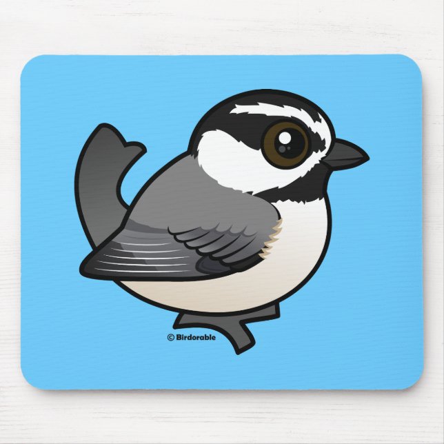 Mountain Chickadee Mouse Pad (Front)