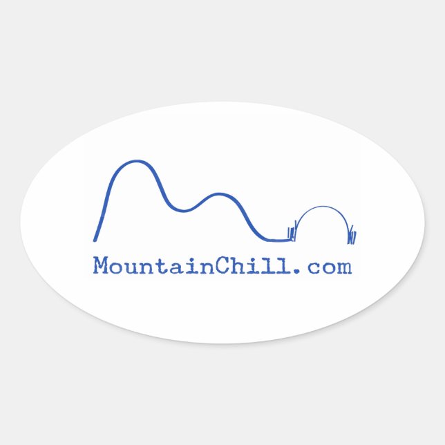 Mountain Chill - Bumper Sticker (Front)