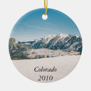 Mountain Christmas Ornament
