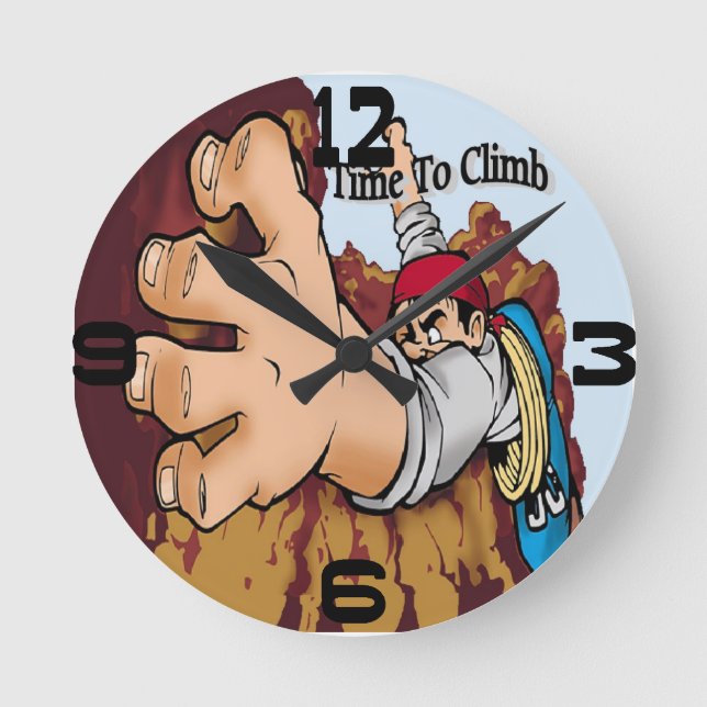 Mountain Climb Clock (Front)