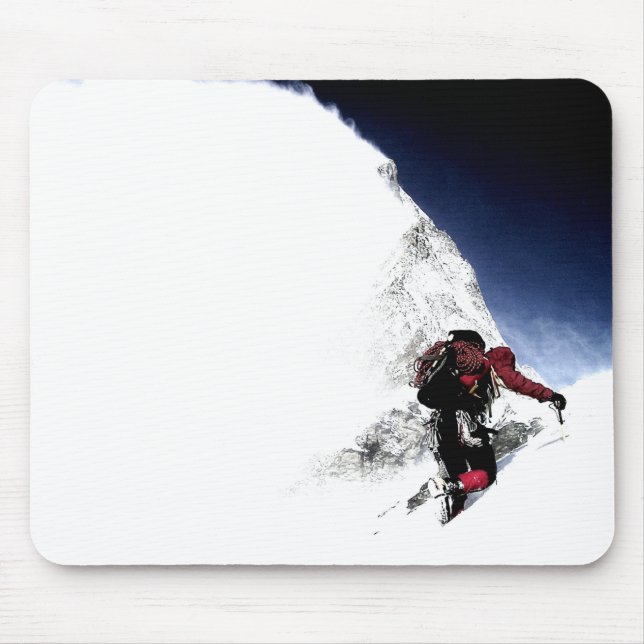 Mountain Climber Extreme Sports Mouse Pad (Front)